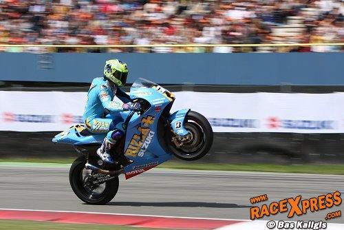 Chris Vermeulen op de Suzuki Moto GP